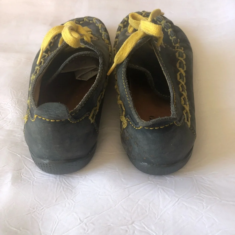Naturino Kids Moccasins with Yellow Accents